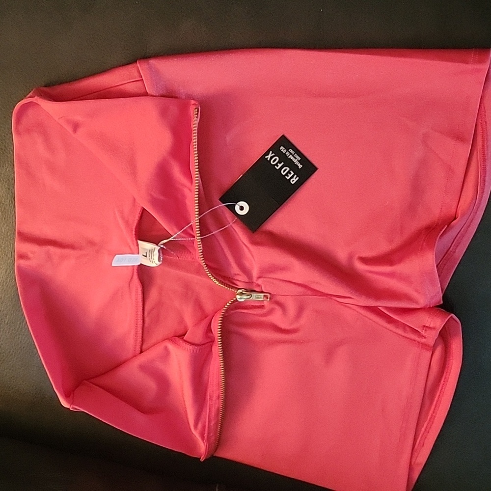 Red Fox Athletic Shorts! Coral Pink shorts